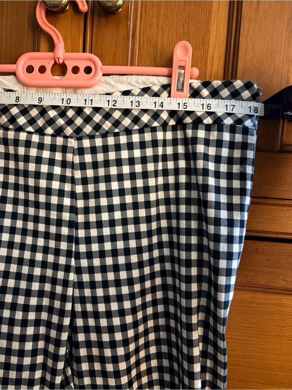 Checkered Black and White Pants - Size EU 42 / US 12